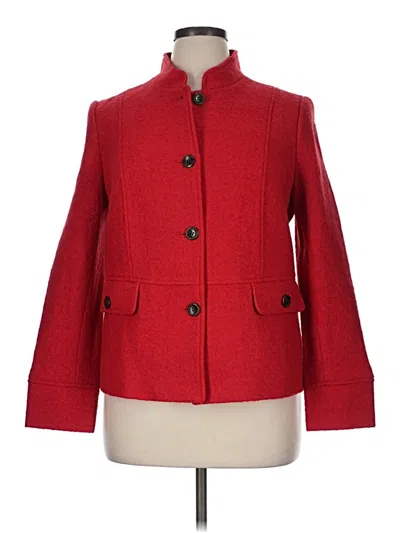 Pre-owned Talbots Coat In Red