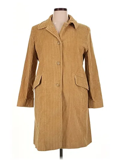 Pre-owned Talbots Coat In Tan