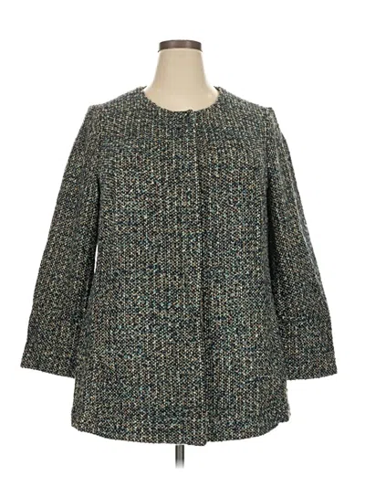 Pre-owned Talbots Coat In Teal