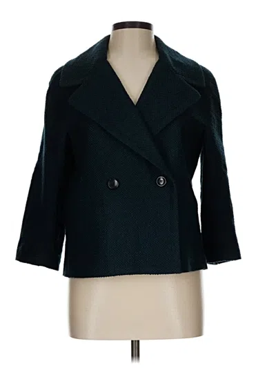 Pre-owned Talbots Coat In Teal