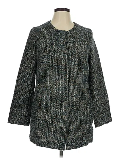 Pre-owned Talbots Coat In Teal