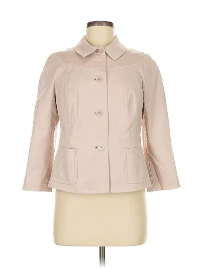 Pre-owned Talbots Coat In White