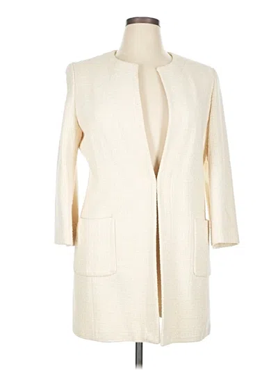 Pre-owned Talbots Coat In White