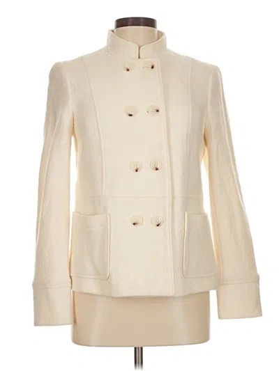 Pre-owned Talbots Coat In White