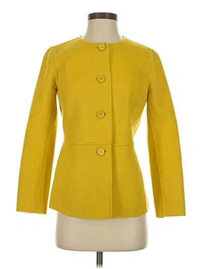 Pre-owned Talbots Coat In Yellow