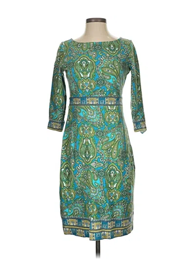 Pre-owned Talbots Cocktail Dress In Blue