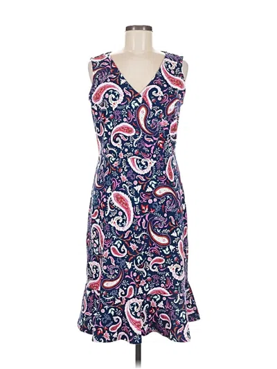 Pre-owned Talbots Cocktail Dress In Blue