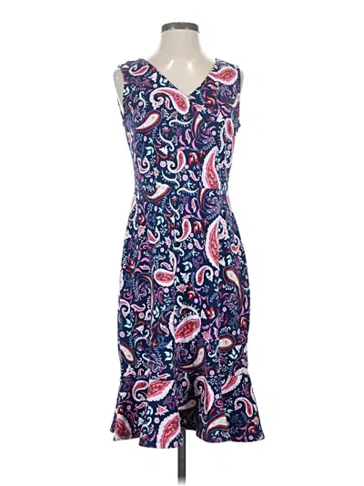 Pre-owned Talbots Cocktail Dress In Blue