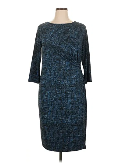Pre-owned Talbots Cocktail Dress In Blue