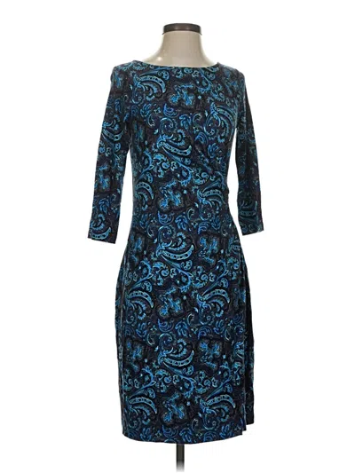 Pre-owned Talbots Cocktail Dress In Blue