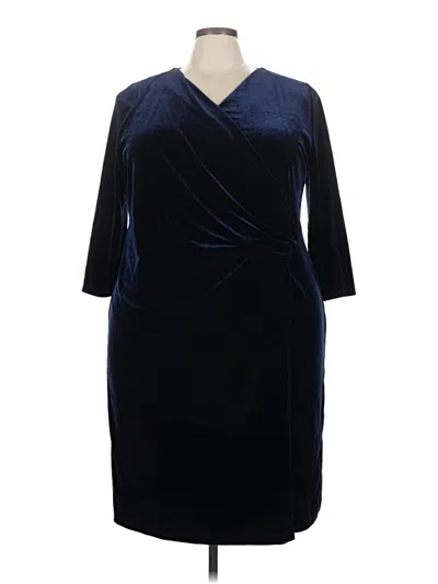 Talbots Cocktail Dress In Blue
