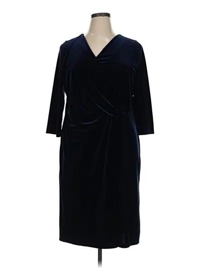 Pre-owned Talbots Cocktail Dress In Blue