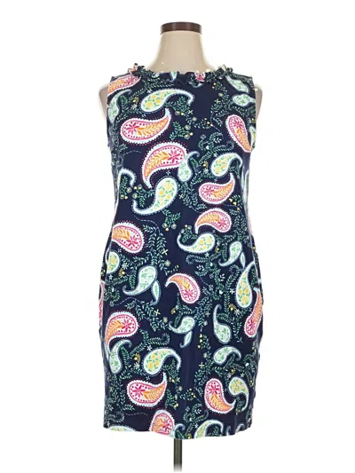 Pre-owned Talbots Cocktail Dress In Blue