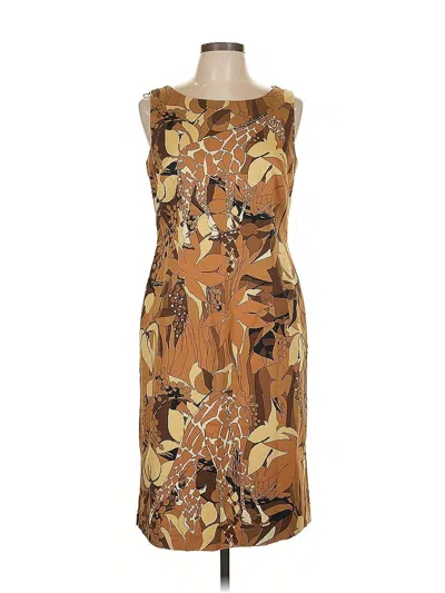 Pre-owned Talbots Cocktail Dress In Brown