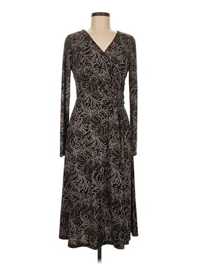 Pre-owned Talbots Cocktail Dress In Brown