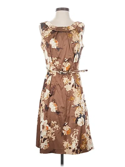 Pre-owned Talbots Cocktail Dress In Brown