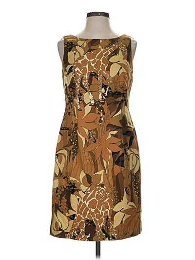 Pre-owned Talbots Cocktail Dress In Brown