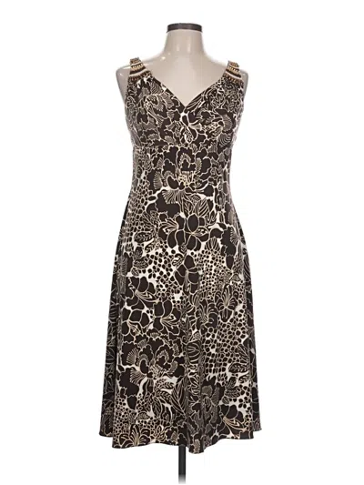 Pre-owned Talbots Cocktail Dress In Brown