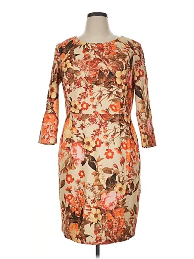 Pre-owned Talbots Cocktail Dress In Brown