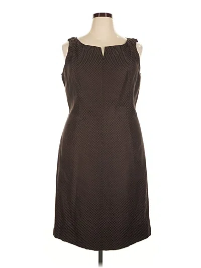 Talbots Cocktail Dress In Brown