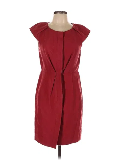 Pre-owned Talbots Cocktail Dress In Burgundy