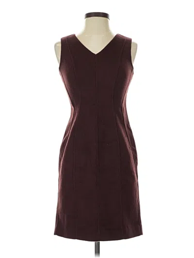 Pre-owned Talbots Cocktail Dress In Burgundy