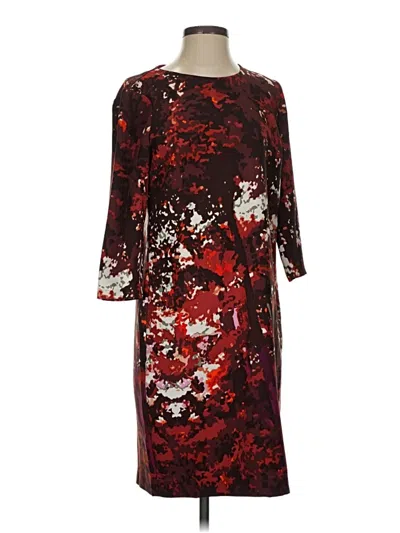 Pre-owned Talbots Cocktail Dress In Burgundy