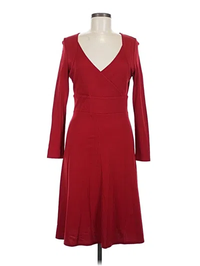 Pre-owned Talbots Cocktail Dress In Burgundy