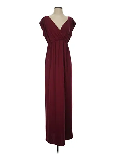 Pre-owned Talbots Cocktail Dress In Burgundy