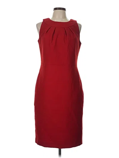 Pre-owned Talbots Cocktail Dress In Burgundy