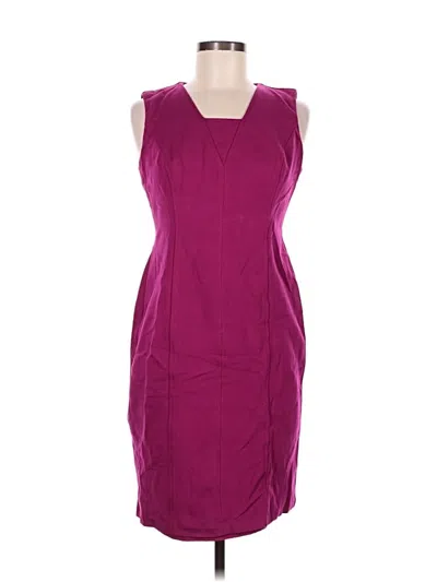 Pre-owned Talbots Cocktail Dress In Burgundy