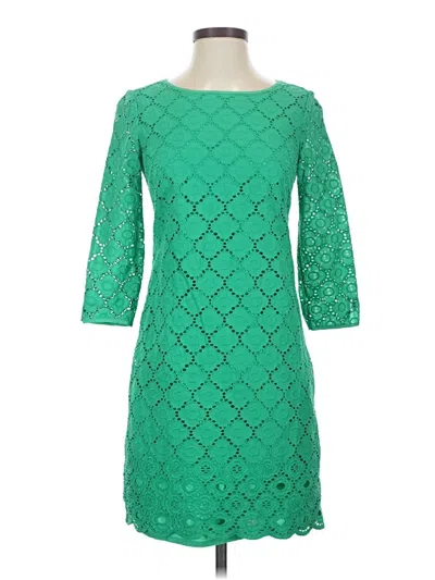 Pre-owned Talbots Cocktail Dress In Green
