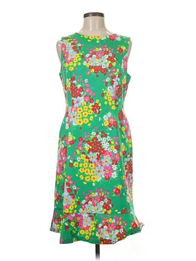 Pre-owned Talbots Cocktail Dress In Green