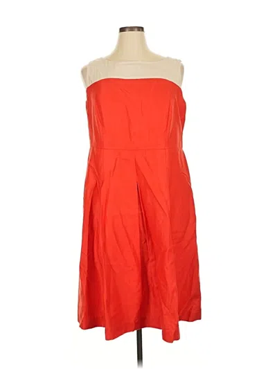 Pre-owned Talbots Cocktail Dress In Orange