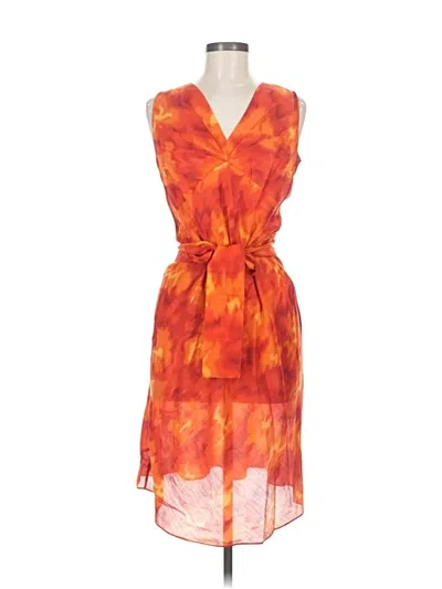 Pre-owned Talbots Cocktail Dress In Orange