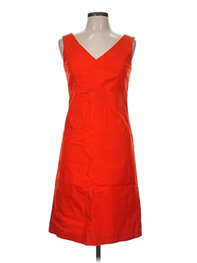 Pre-owned Talbots Cocktail Dress In Orange