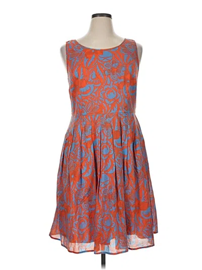 Pre-owned Talbots Cocktail Dress In Orange