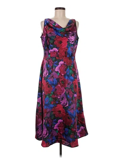 Talbots Cocktail Dress In Purple