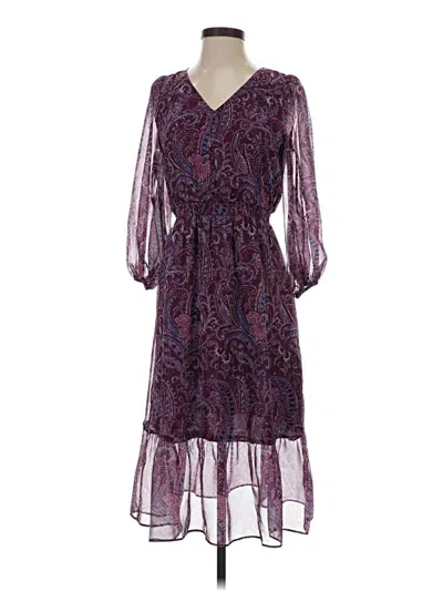 Pre-owned Talbots Cocktail Dress In Purple
