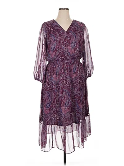 Talbots Cocktail Dress In Purple