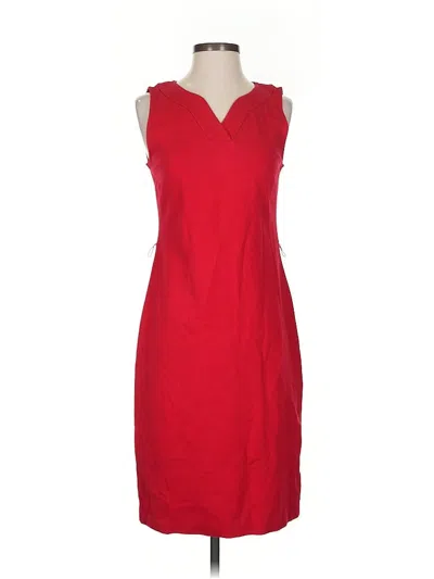Pre-owned Talbots Cocktail Dress In Red