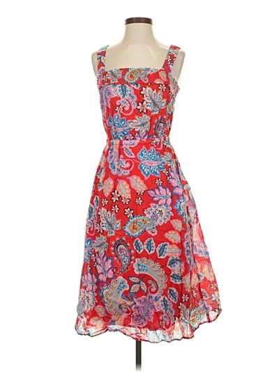 Pre-owned Talbots Cocktail Dress In Red