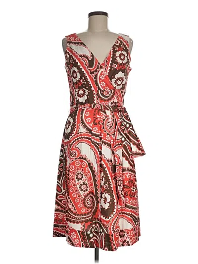 Pre-owned Talbots Cocktail Dress In Red
