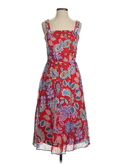 Pre-owned Talbots Cocktail Dress In Red