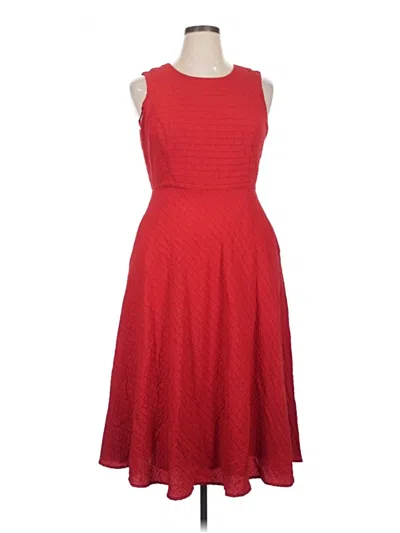 Pre-owned Talbots Cocktail Dress In Red