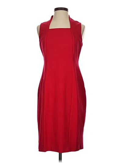Talbots Cocktail Dress In Red