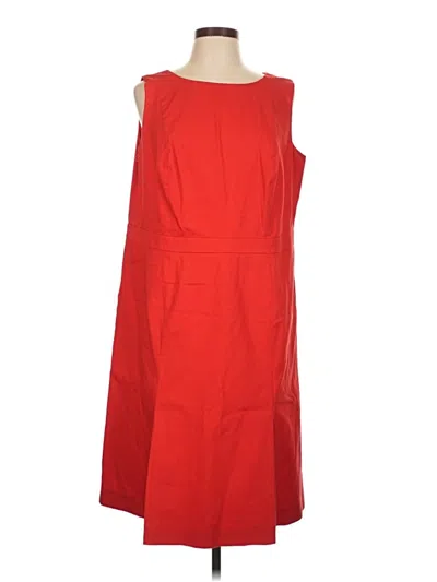 Pre-owned Talbots Cocktail Dress In Red