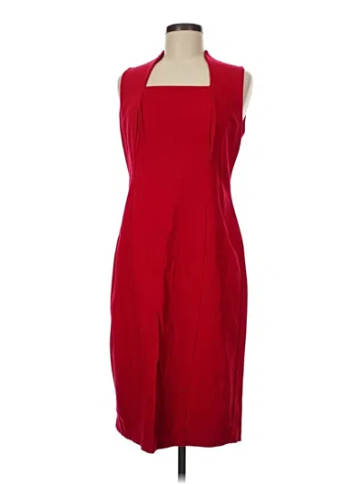 Pre-owned Talbots Cocktail Dress In Red