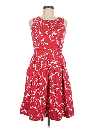 Pre-owned Talbots Cocktail Dress In Red