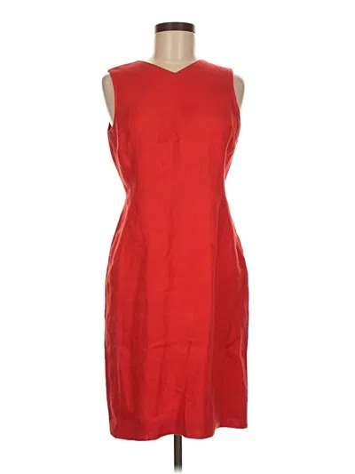 Pre-owned Talbots Cocktail Dress In Red